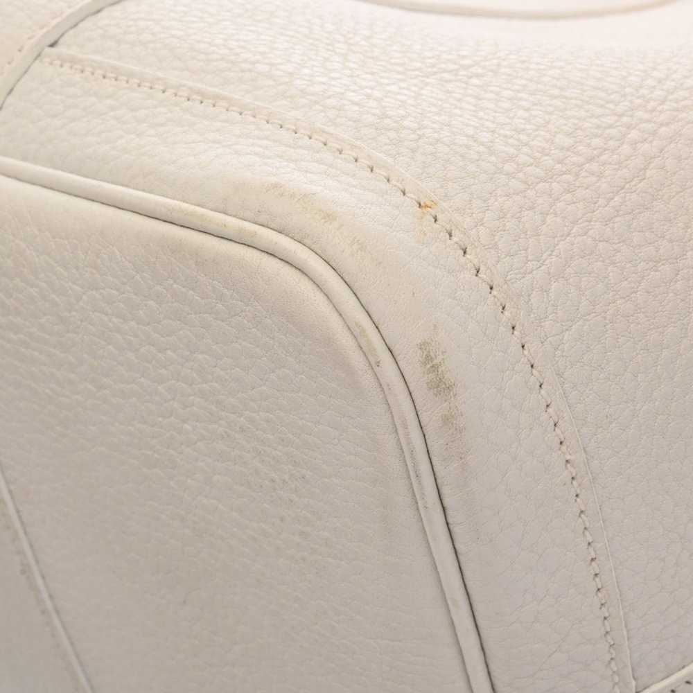 HERMES Garden Party PM White □N Stamp (circa 2010) Women's Negonda Handbag - Picture 8 of 11